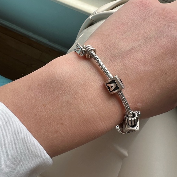 “A” Pandora Charm - Picture 7 of 8